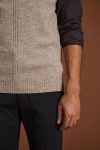 Herre MAblake Pullover Vest Simply Taupe Melange | Matinique Strik & Sweatshirts